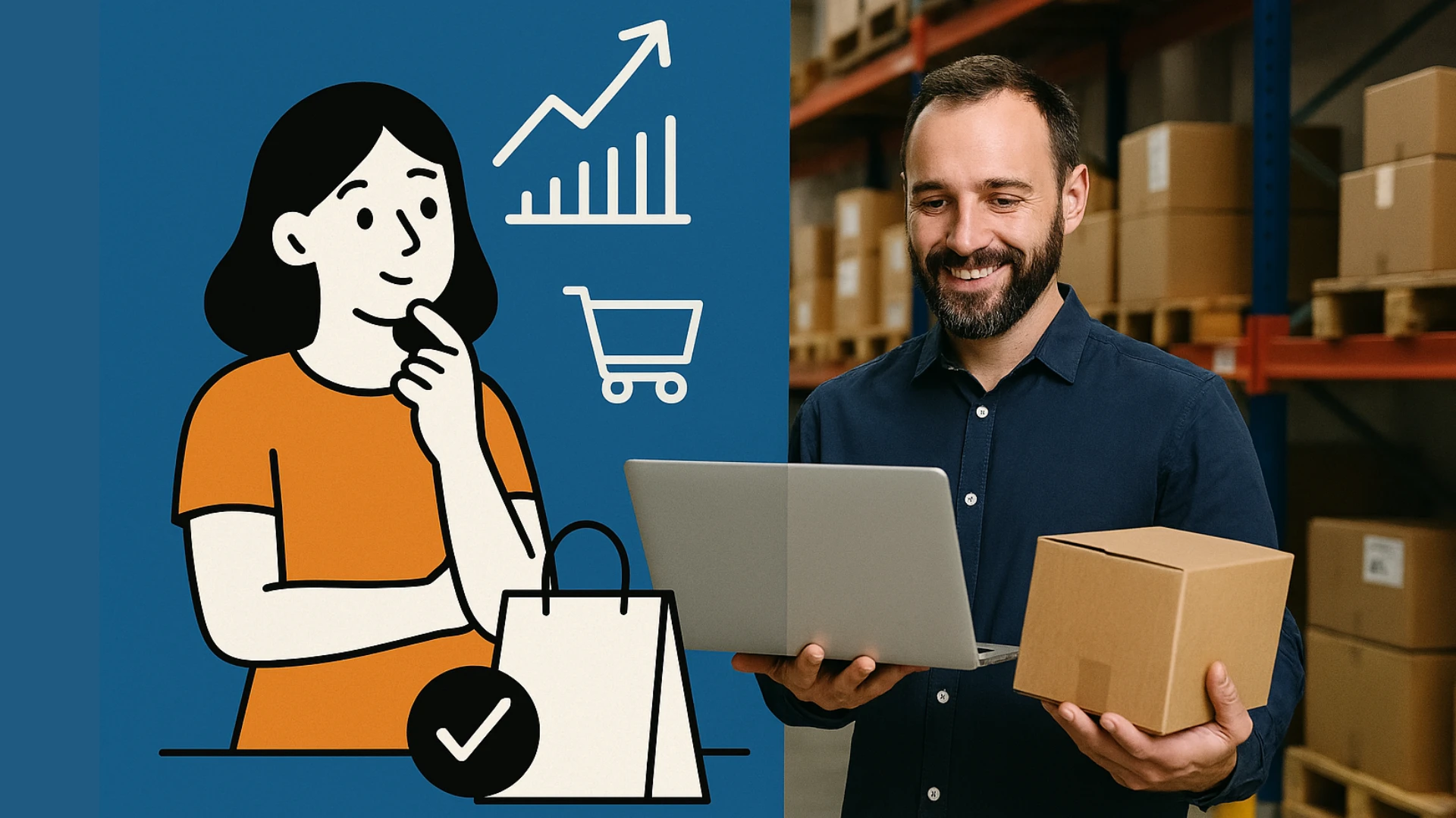Beispiel für Stockbild + Grafik